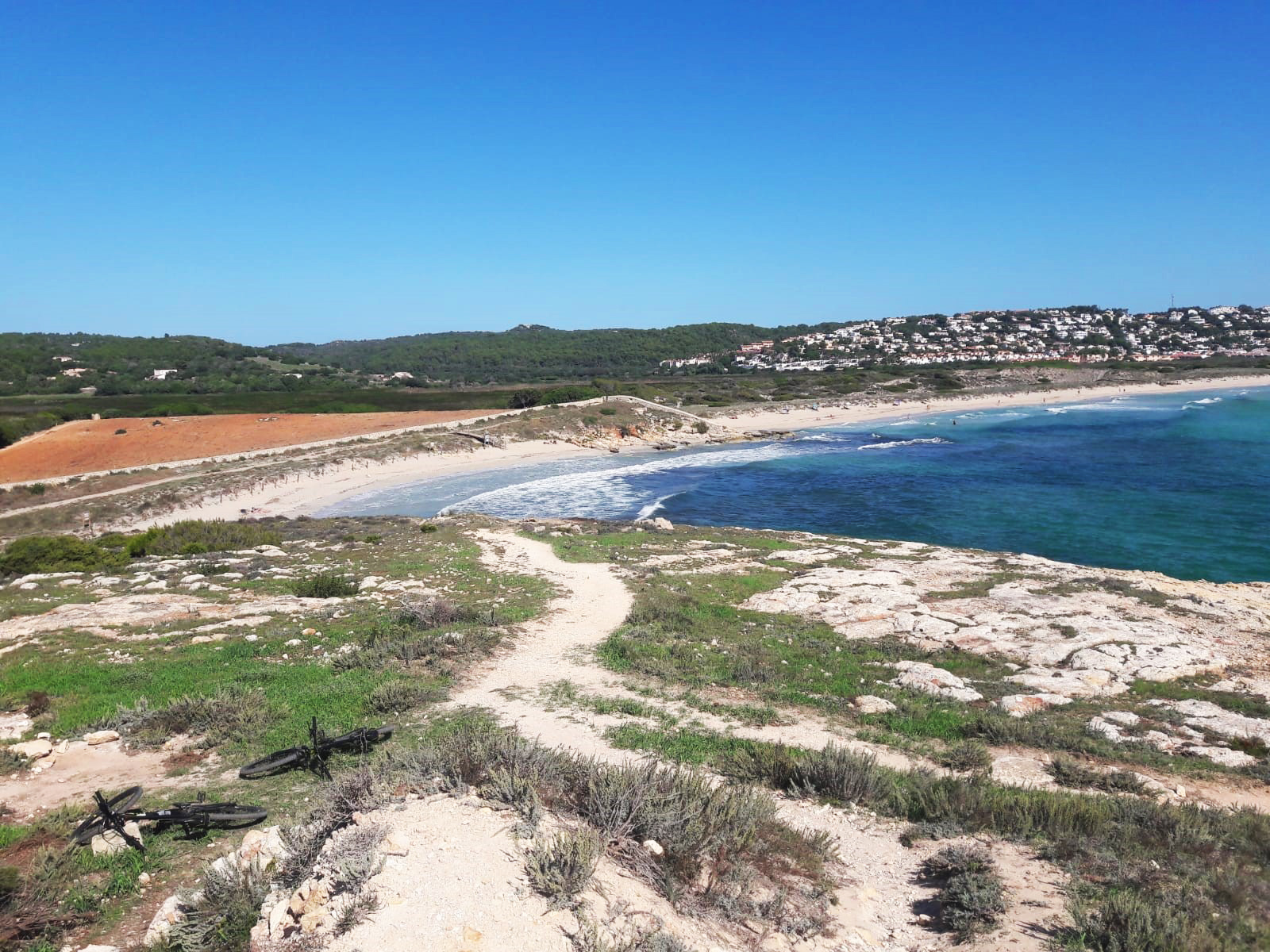 South coast views in Menorca