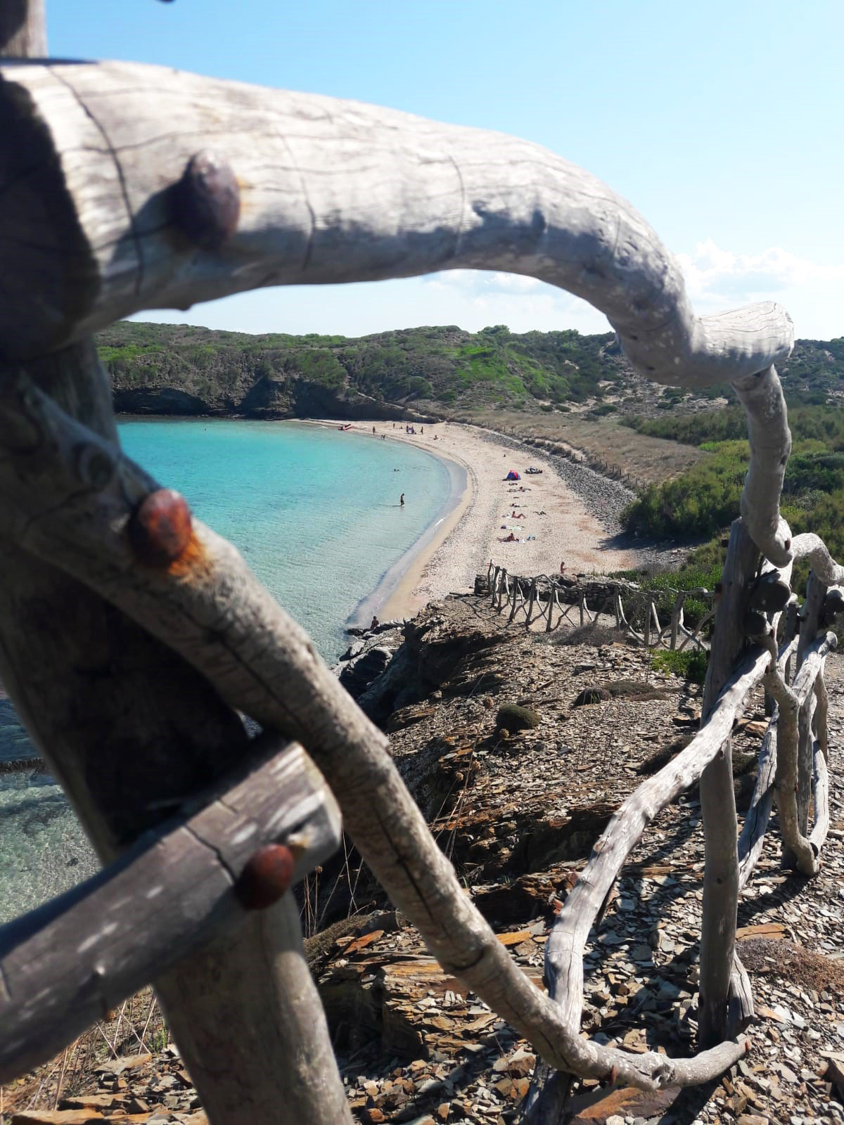 Views from coastal walk in South Coat of Menorca